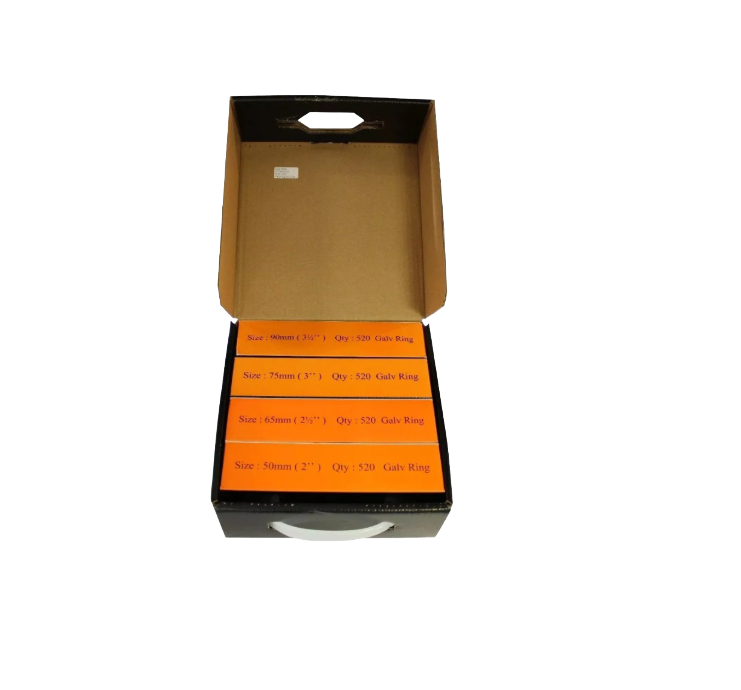 Framing Nails 34° D-Head Mixed Size pack 2080 Nails