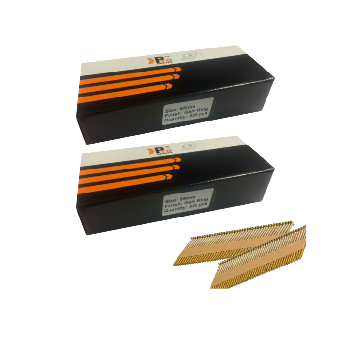 Framing Nails 34° D-Head Nails 1040 Nail Pack (Select Size)