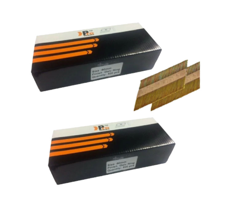 Framing Nails 34° D-Head Nails 1040 Nail Pack (Select Size)