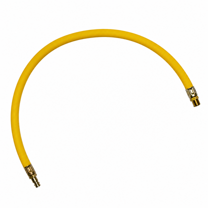 Hi-Viz 300PSI Whip Hose - 1/4'' BSP Male + High Flow or PCL Tail