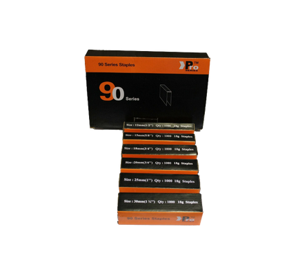 Staples 90 Type 6000 Mixed Sizes 12mm - 30mm