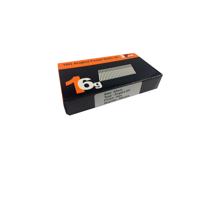 Brad Nails 16g Angled 20° x 500 Pack