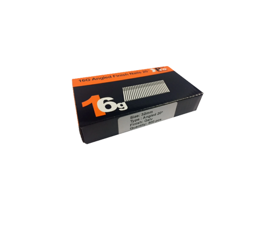 Brad Nails 16g Angled 20° x 500 Pack