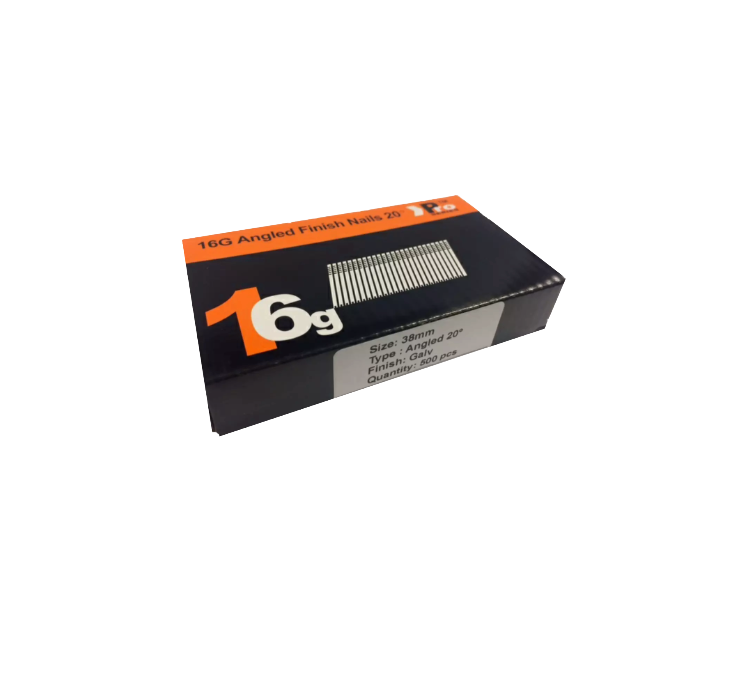 Brad Nails 16g Angled 20° x 500 Pack