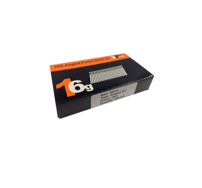 Brad Nails 16g Angled 20° x 500 Pack