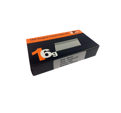 Brad Nails 16g Angled 20° x 500 Pack