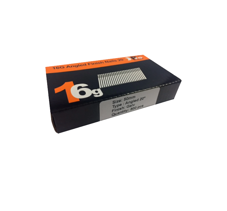 Brad Nails 16g Angled 20° x 500 Pack