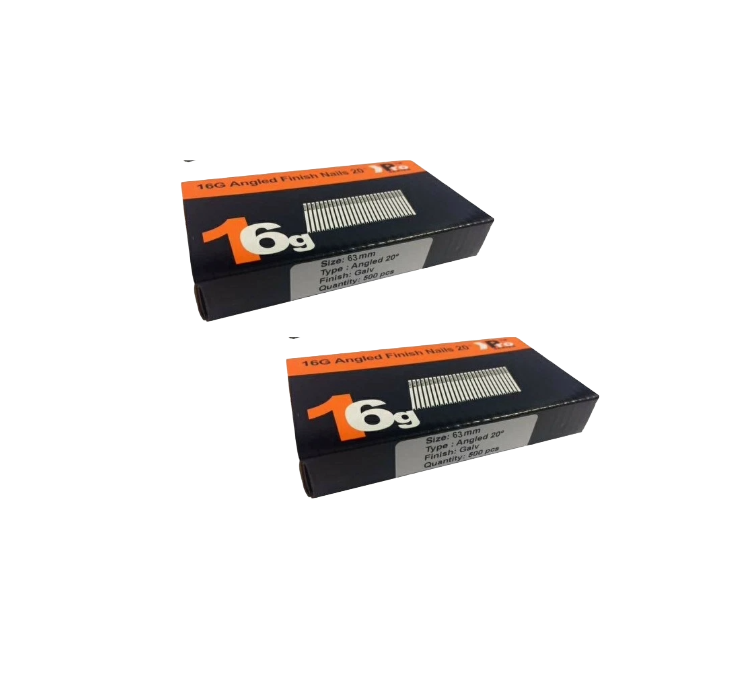Brad Nails 16g Angled 20° x 1000 Pack
