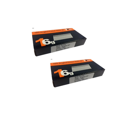 Brad Nails 16g Angled 20° x 1000 Pack