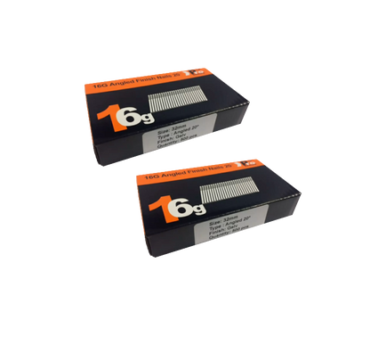 Brad Nails 16g Angled 20° x 1000 Pack