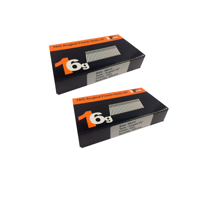 Brad Nails 16g Angled 20° x 1000 Pack