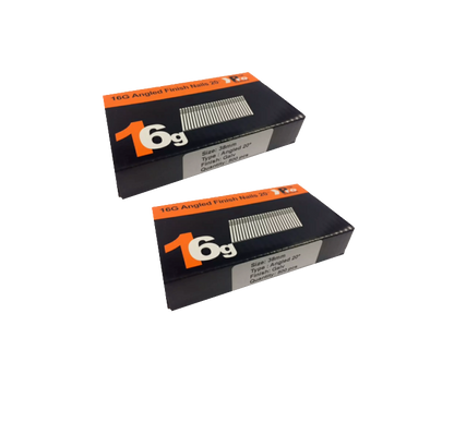 Brad Nails 16g Angled 20° x 1000 Pack