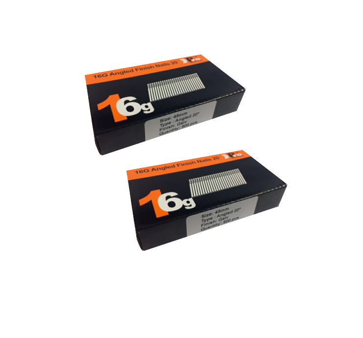 Brad Nails 16g Angled 20° x 1000 Pack