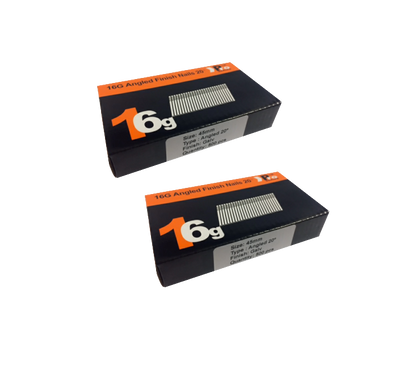 Brad Nails 16g Angled 20° x 1000 Pack