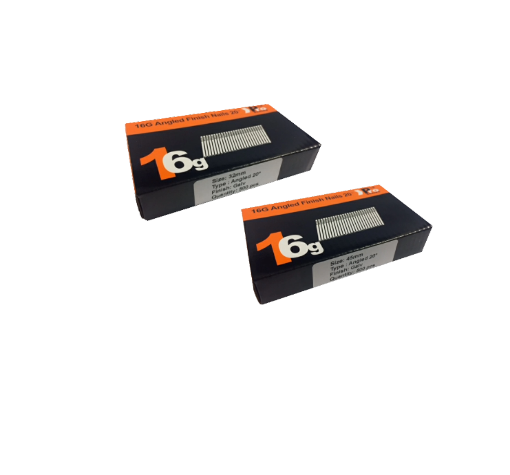 Brad Nails 16g Angled 20° x 1000 Mixed Pack (Select Size)