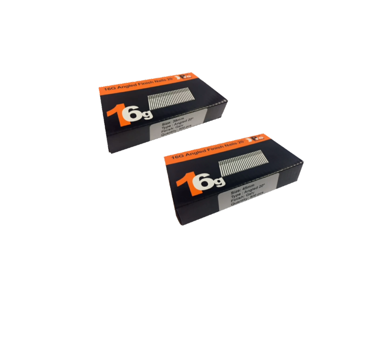 Brad Nails 16g Angled 20° x 1000 Mixed Pack (Select Size)