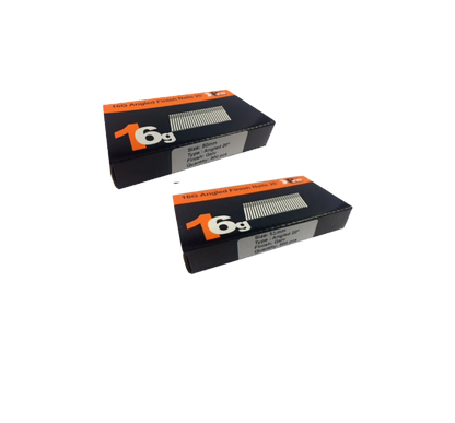 Brad Nails 16g Angled 20° x 1000 Mixed Pack (Select Size)