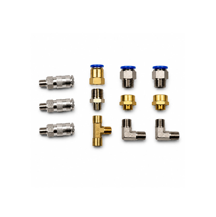 Air Line Garage Workshop Kit 12mm Hi-Flow Euro and Regulators (Copy)